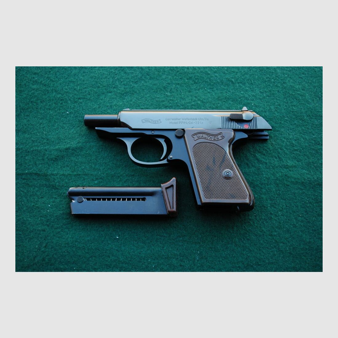 Walther PPK-L, Beschuss 67, Original Griffschalen und Magazin