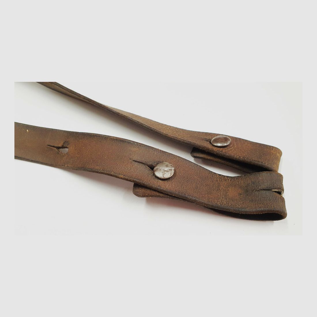 Fabbrica d'armi di Berna originale cinturini d'ordinanza dell'esercito svizzero per fucili IG 1889 / 96-11/ 1911 cinturini in pelle