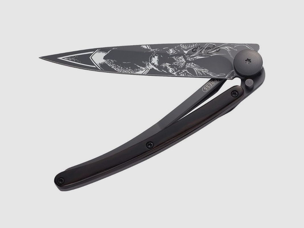 Deejo Pocket Knife Ebony | Deer, image 2 of 10