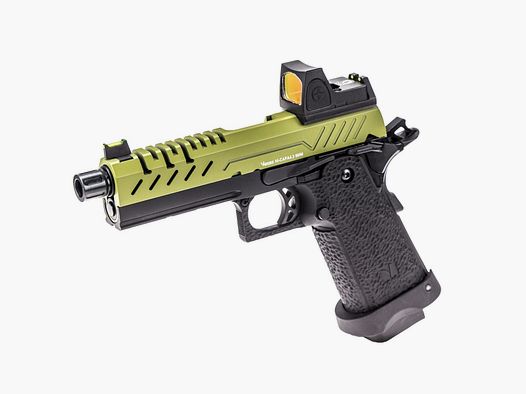 REPLIK GBB GAS HI-CAPA 4.3 SCHWARZ / OD 0,9J + ROTPUNKTVISIER BDS
