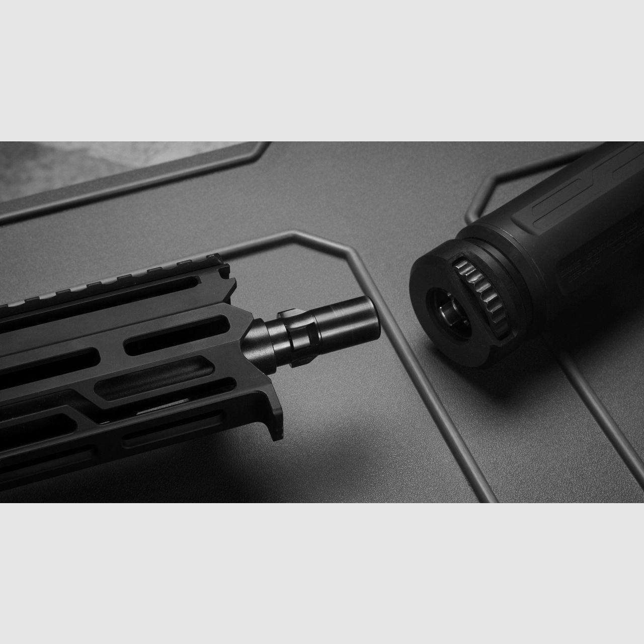 CMMG Tri-Lug 9mm Suppressor adapter for MP5 suppressors 1/2-28 UNEF, Bild 2 von 3