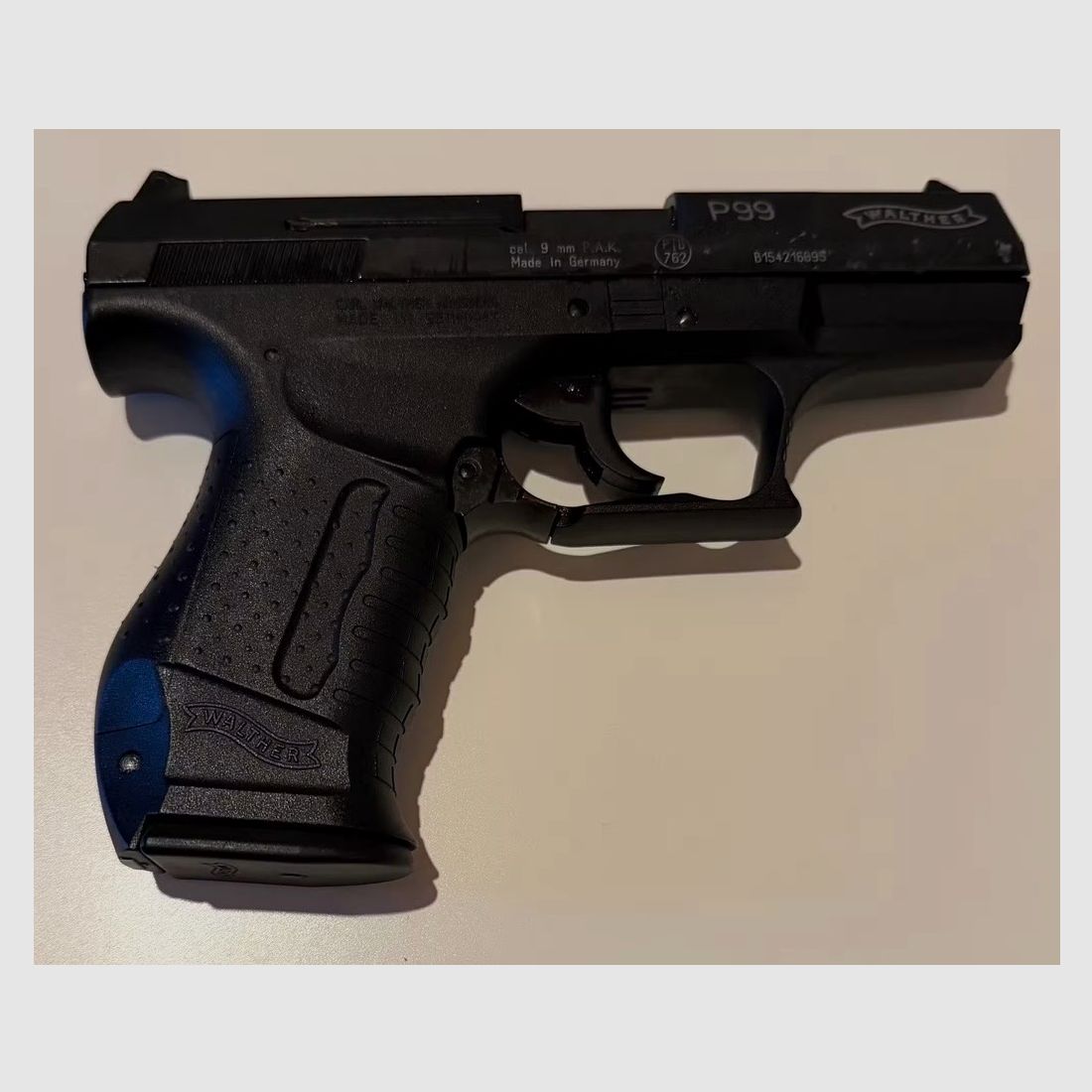 Walther P99 pistola de fogueo 9mm P.A.K. negra