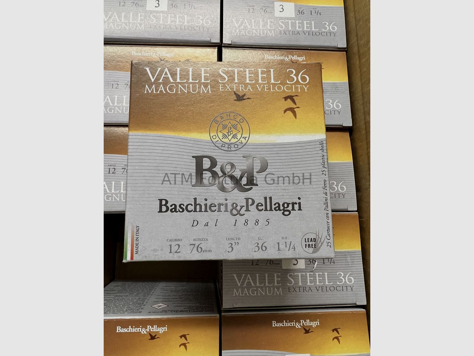 Baschieri & Pellagri 12/76 Valle Steel Magnum *Bleifrei* HV 3,3mm 36g, Bild 2 von 3