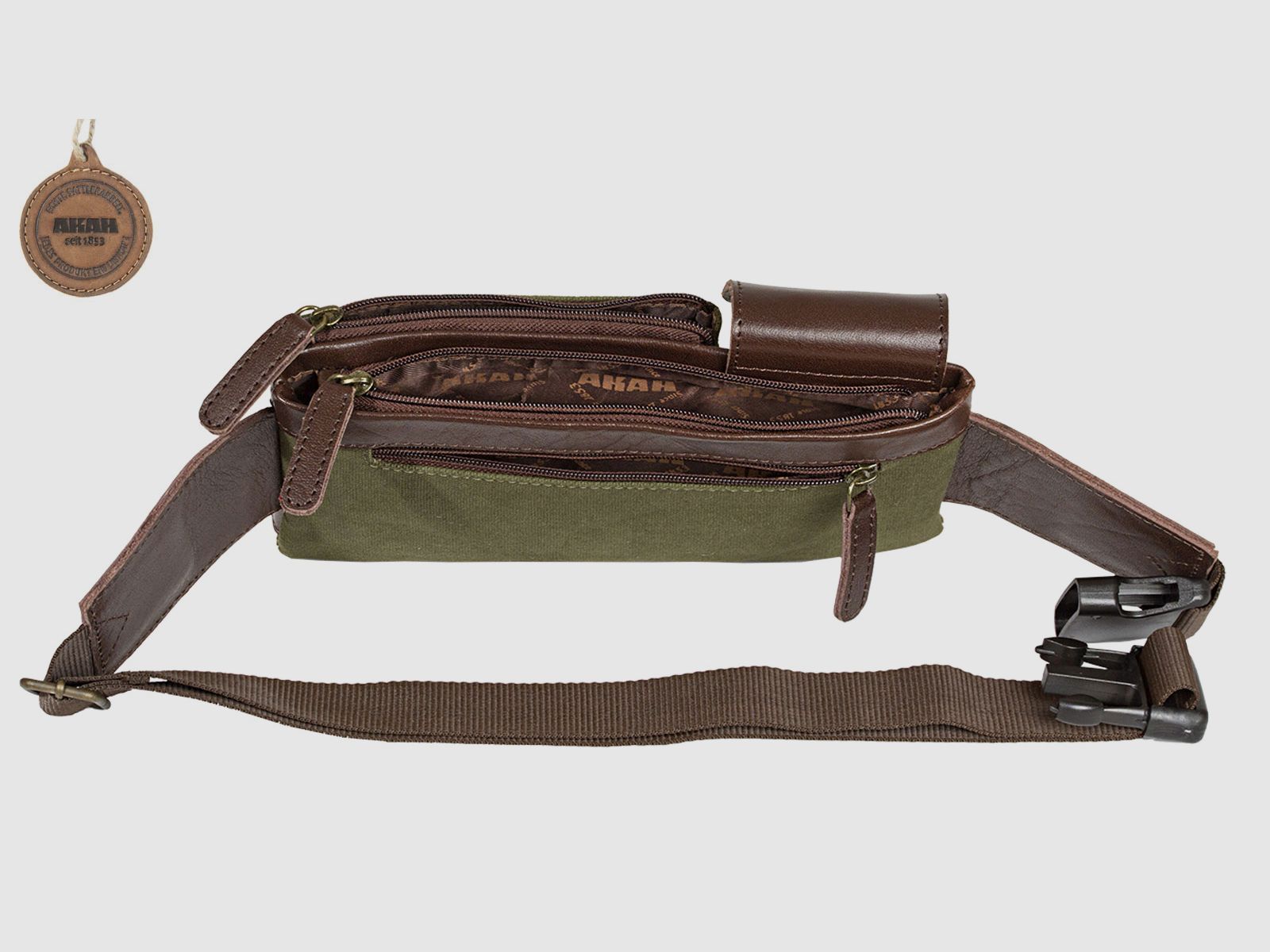 Bauchtasche Canvas/Leder, Bild 3 von 3