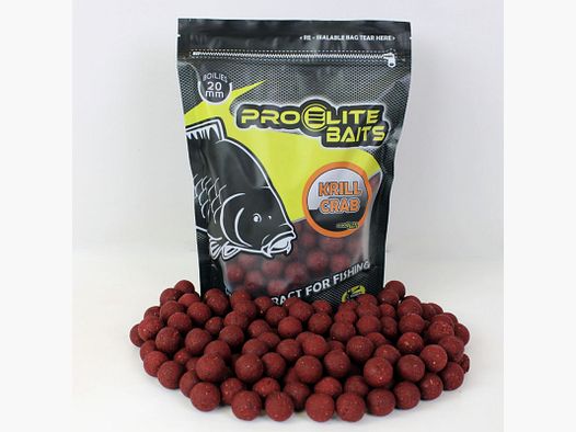 PRO ELITE BAITS KRILL & CRAB CLASSIC Boilies 800 g 20 mm
