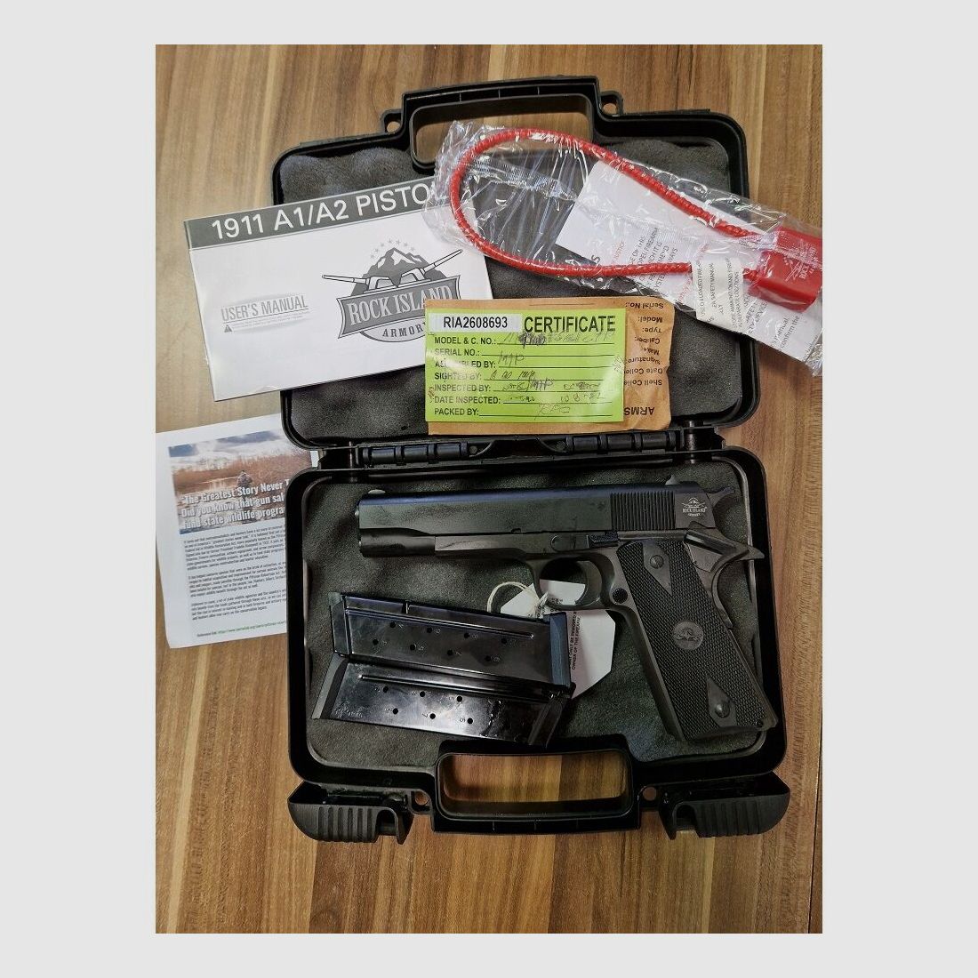 Armscor Rock Island - 1911 A1 FS 9mm Luger GI Entry (56883)