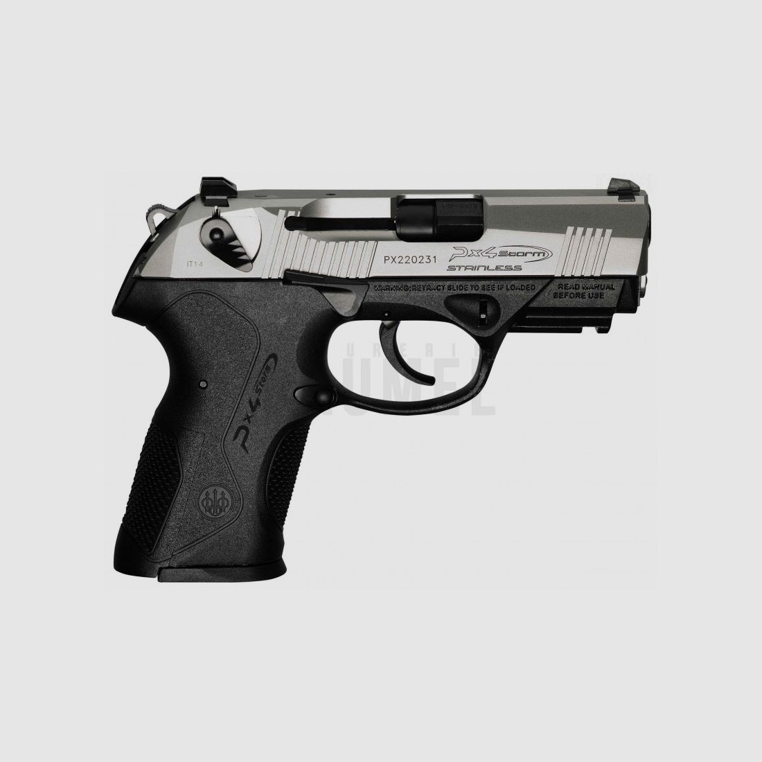PISTOLET BERETTA PX4 COMPACT F INOX 9MM PARA 15 COUPS