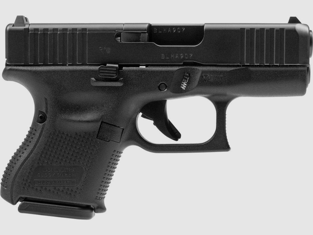 Glock Pistole G26 Gen5 MOS FS 9 mm Luger 3,43″ / 87 mm 10+1, Subcompact