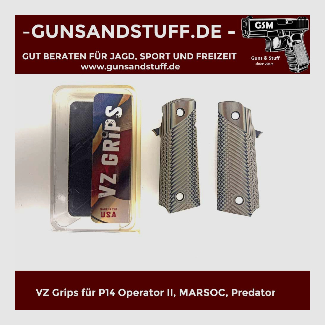 VZ Grips per P14 Operator II, MARSOC, Predator