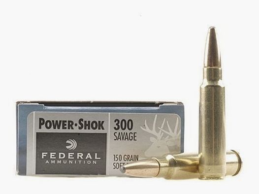Federal Power-Shok .300 Savage 150GR JSP 20 cartouches