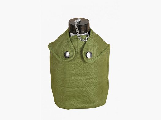 Militärische Wasserflasche mit Futteral