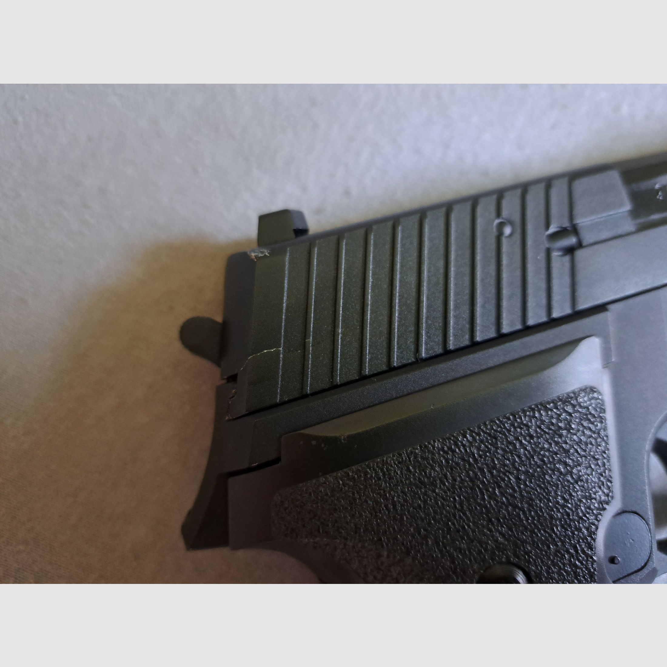 WE P226 GBB mit Carabine Kit
