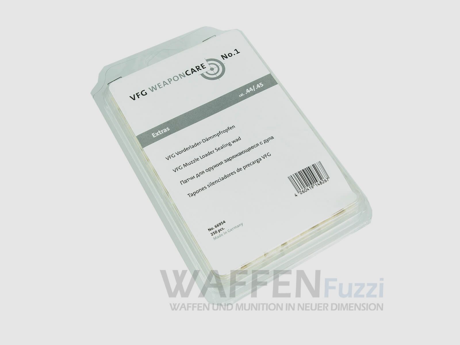 VFG damping plugs 250 pcs .44 I .45