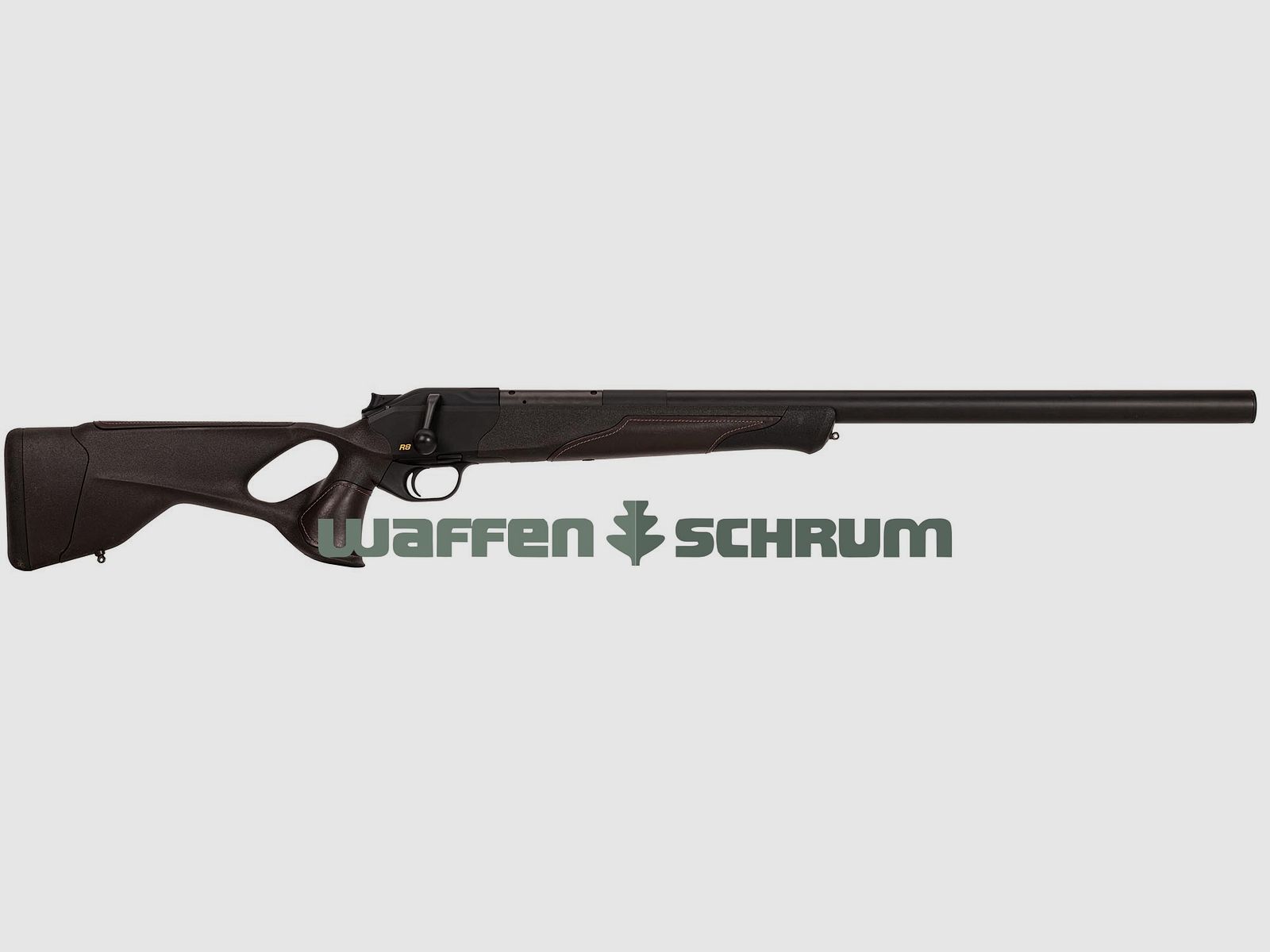 Blaser R8 Ultimate Silence Leder , inklusive Integralschalldämpfer, Ledereinlagen Cocoa-Braun .30-06Spring