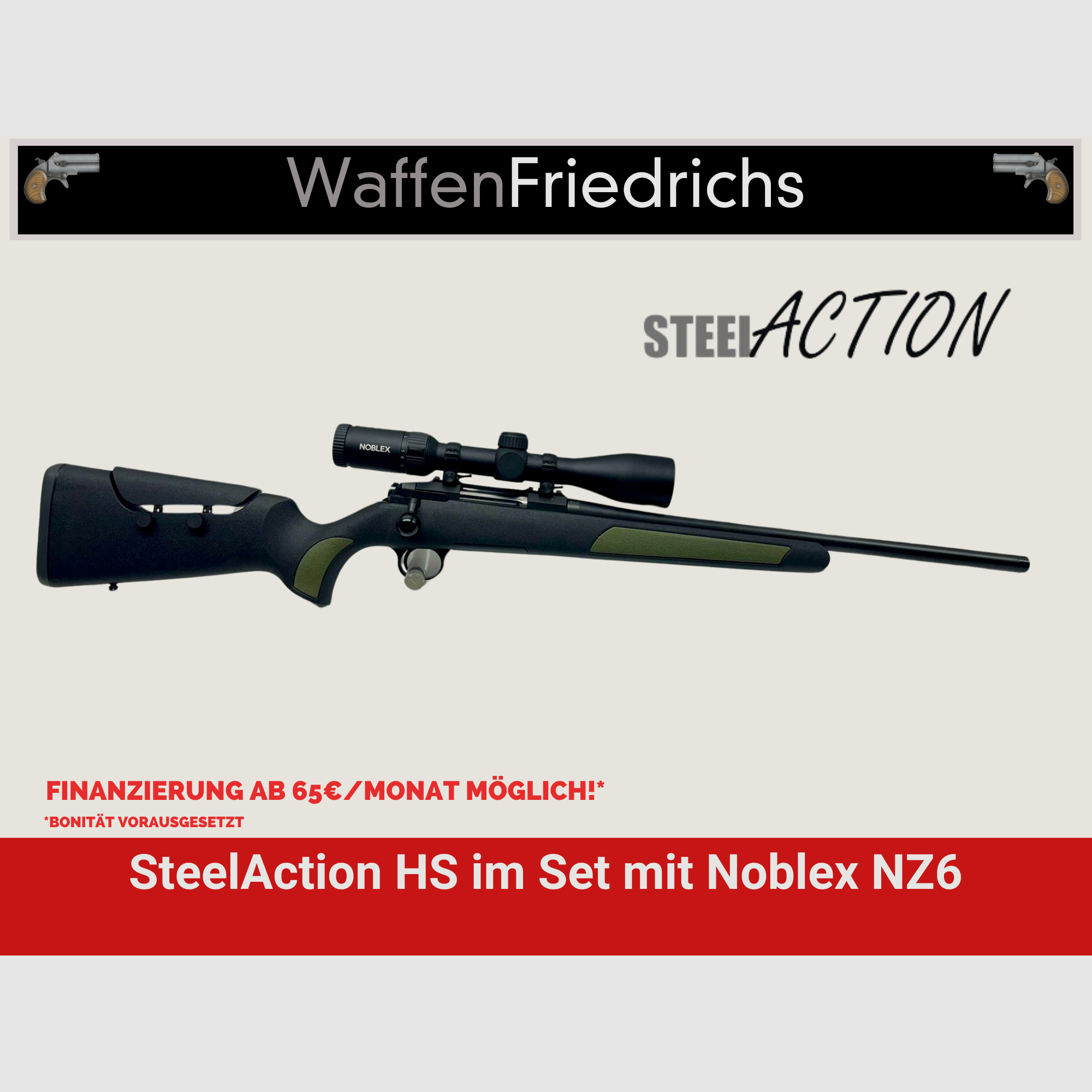 SteelAction HS Synthetic Flex SET Jungjäger Komplettangebot - WaffenFriedrichs