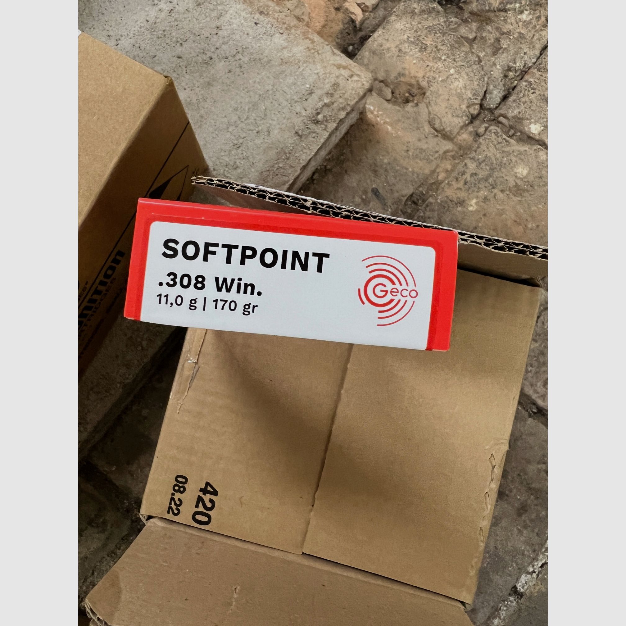 GECO Softpoint .308 Win. Teilmantel 11,0g/170grs., Bild 2 von 2
