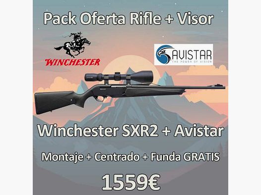 PACK Büchse Winchester SXR2 compo + Zielfernrohr