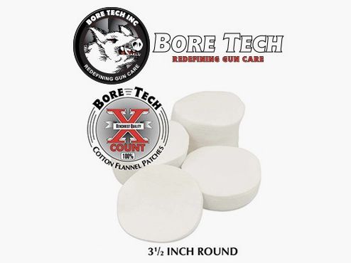 Parches de limpieza BoreTech circulares de 3 1/2» – 250 uds