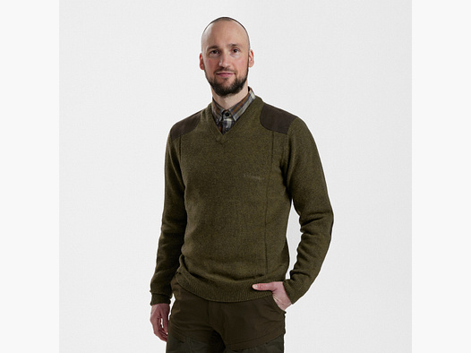 Sheffield Pullover mit V-Ausschnitt - Cypress – Größe: M
