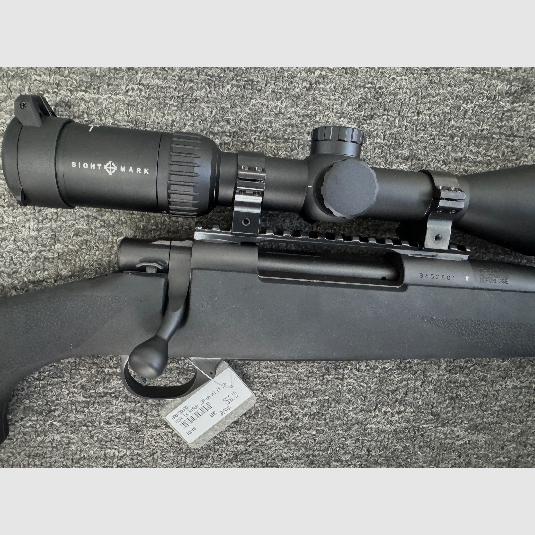 Howa carabine à répétition 1500 calibre .30-06 avec lunette & bipied - arme neuve avec Jaki Semi Classic