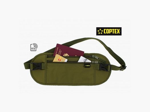Buchner Coptex Bauchtasche mit RFID Stop Sportzubehör