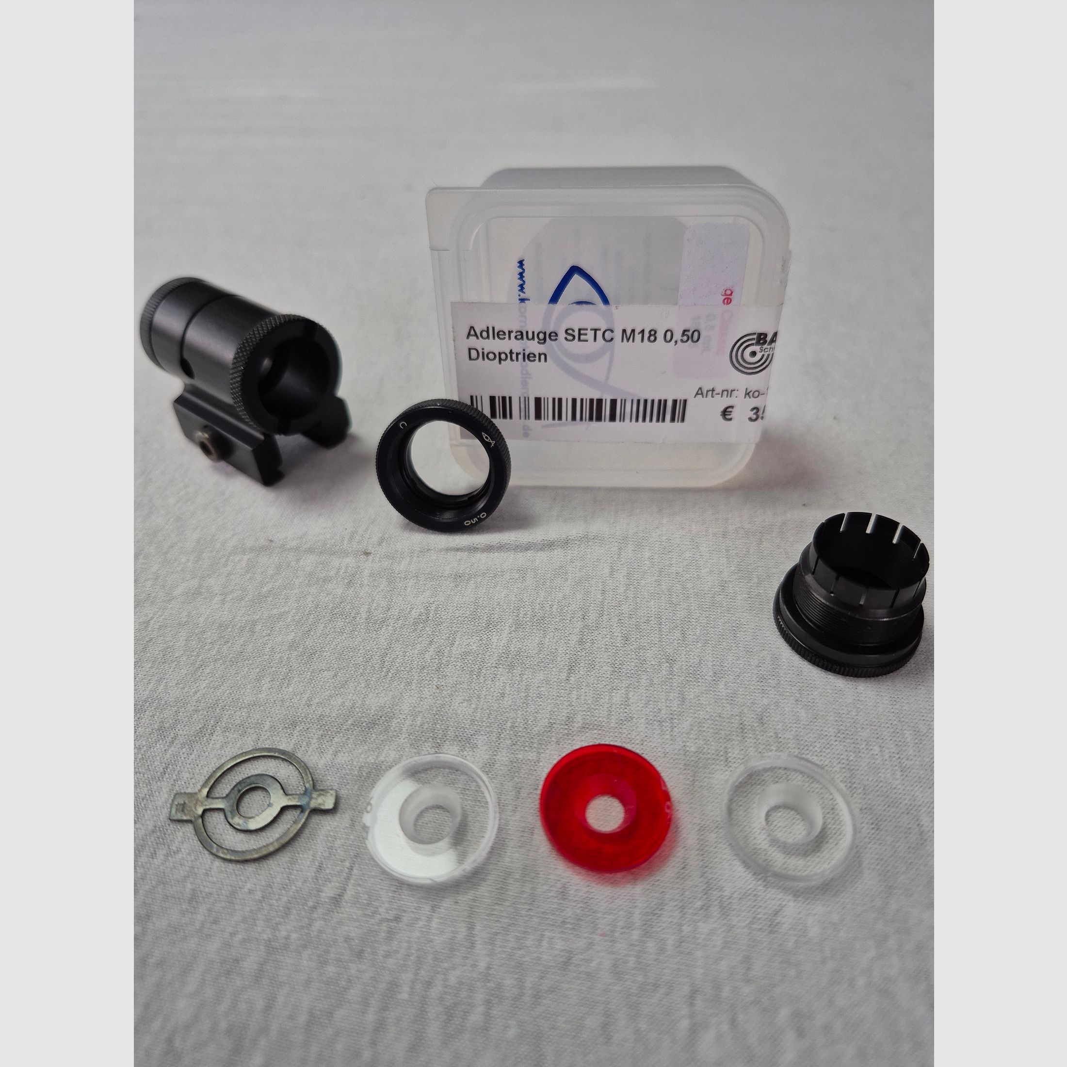 Adlerauge M18 0,5 Dioptrien und Korntunnel M18 FWB