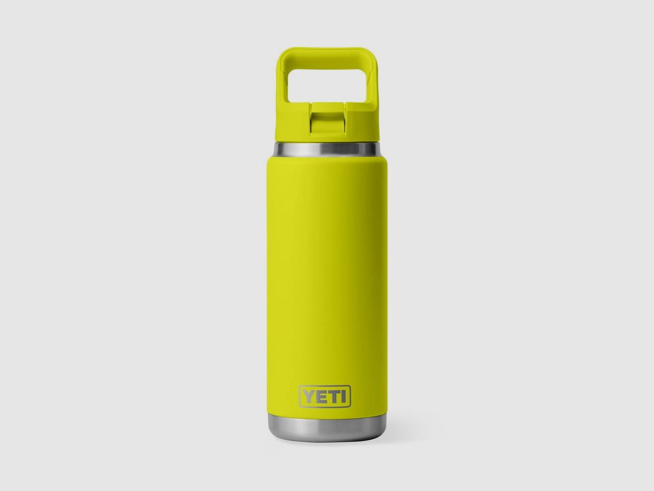 YETI Rambler Thermoflasche 769 ml mit Trinkhalmdeckel