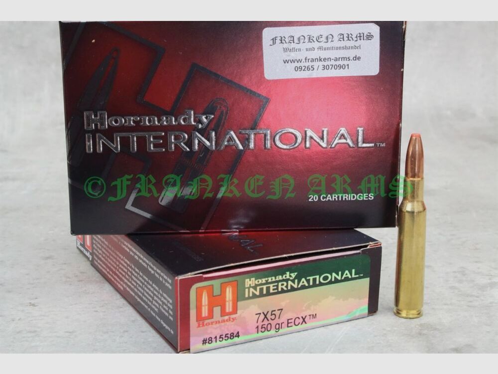 Hornady ECX 7x57 150gr. 9,7g 20 pezzi prezzi a scalare