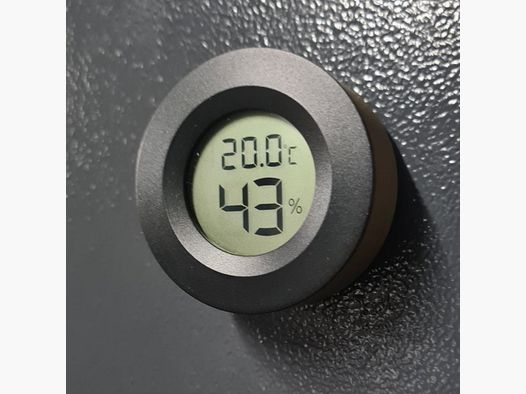 Magnethalter inkl. Hygrometer/Thermometer