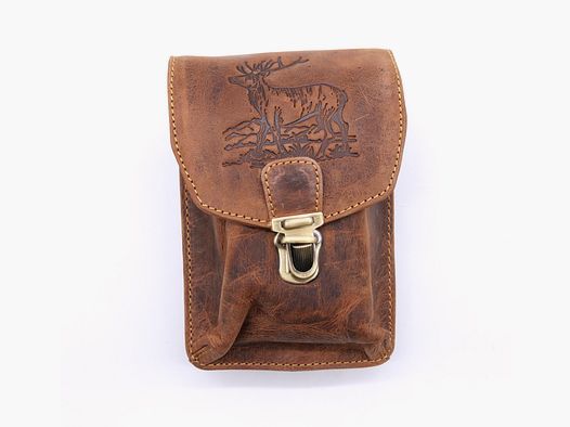 Greenburry Leder Gürteltasche Vintage Hirsch braun 1754H-STAG3-25