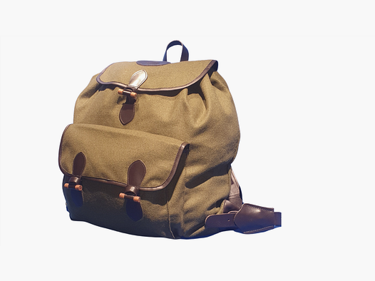 SODIA Rucksack mit breiter Außentasche und Leder
