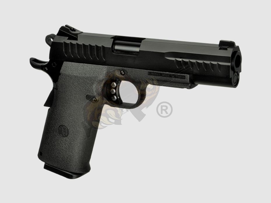 KP-08 Full Metal GBB in Schwarz