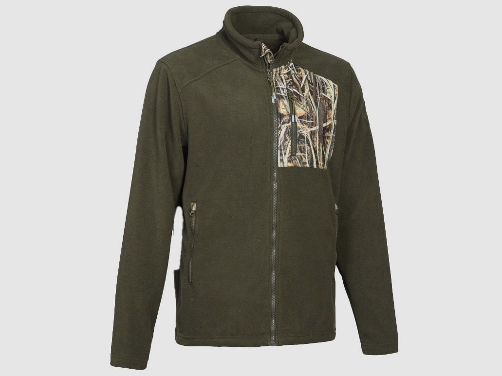 Percussion Fleecejacke Passion Migrateurs Khaki