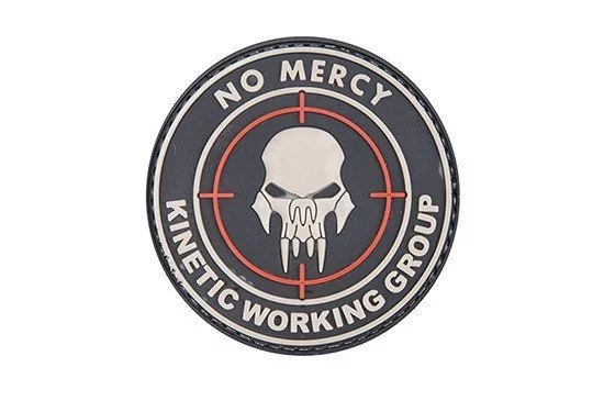 3D Patch - NO MERCY – KINETIC WORKING GROUP - Black, image 2 of 4