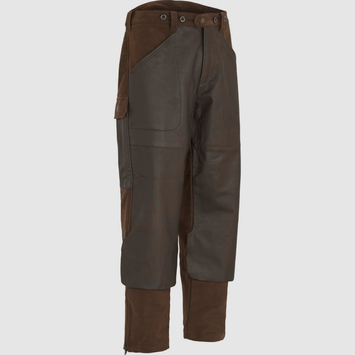 Pantaloni da Caccia in Pelle di Alce Swedteam Marrone 52