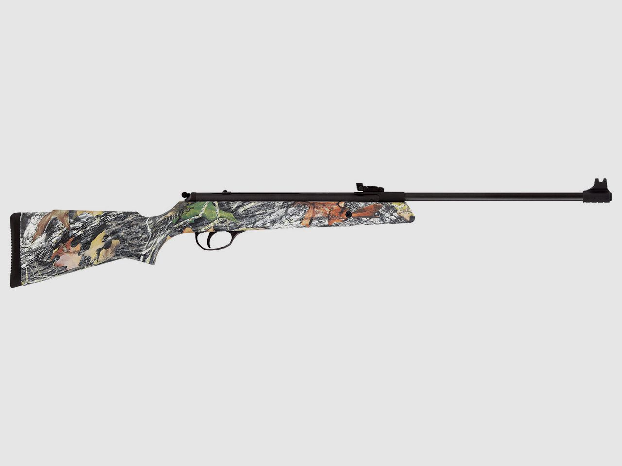 Knicklauf Luftgewehr Leader Hatsan 33 Mossy Oak Break Up Camo Fiberoptik Visierung Kaliber 4,5 mm (P18)