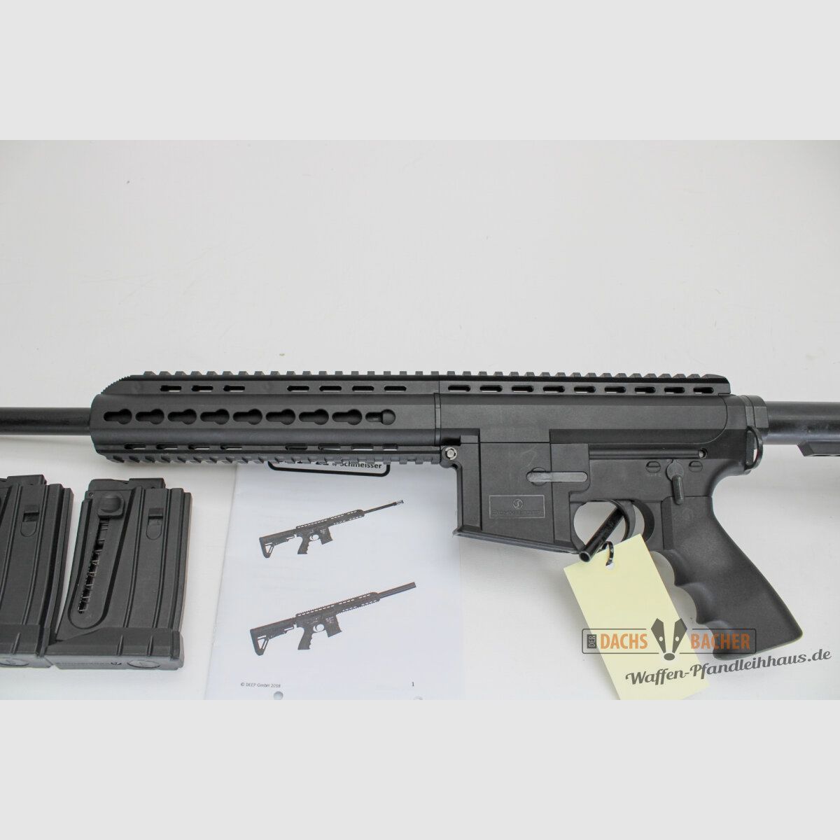 Rep. rifle Schmeisser BA15-22 cal. .22lr with 3 magazines