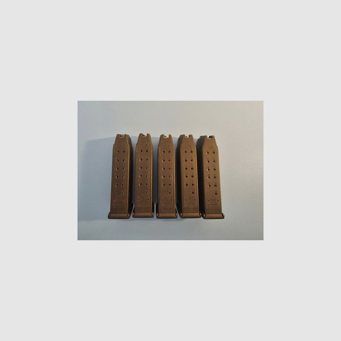 Glock 21 Magazine - 5 Stück