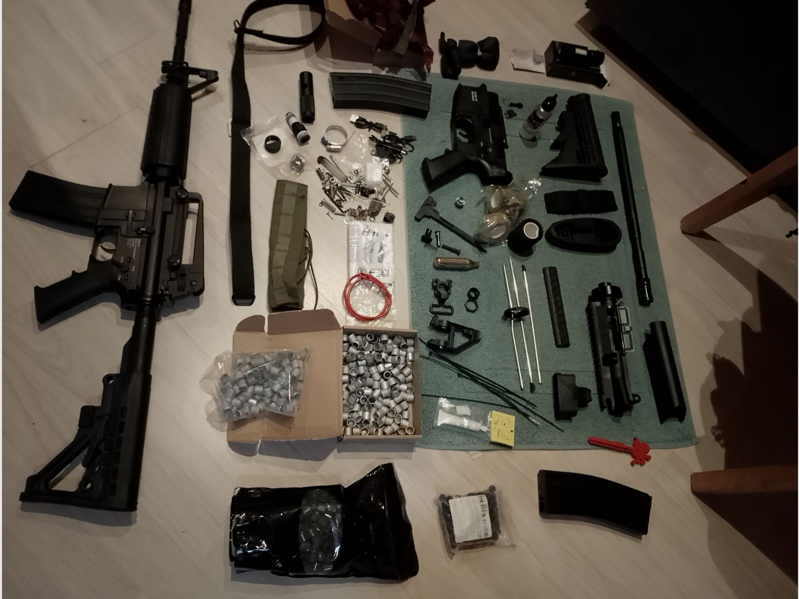 Letzte Chance! 2  .43 RAM Makierer Sturmgewehr 1R Gewehr Umarex CO2 Druckluft Set Sammlung Bastler Tausch inzahlungsnahme PCP Luftgewehr Pressluft Home Defense Festpreis 