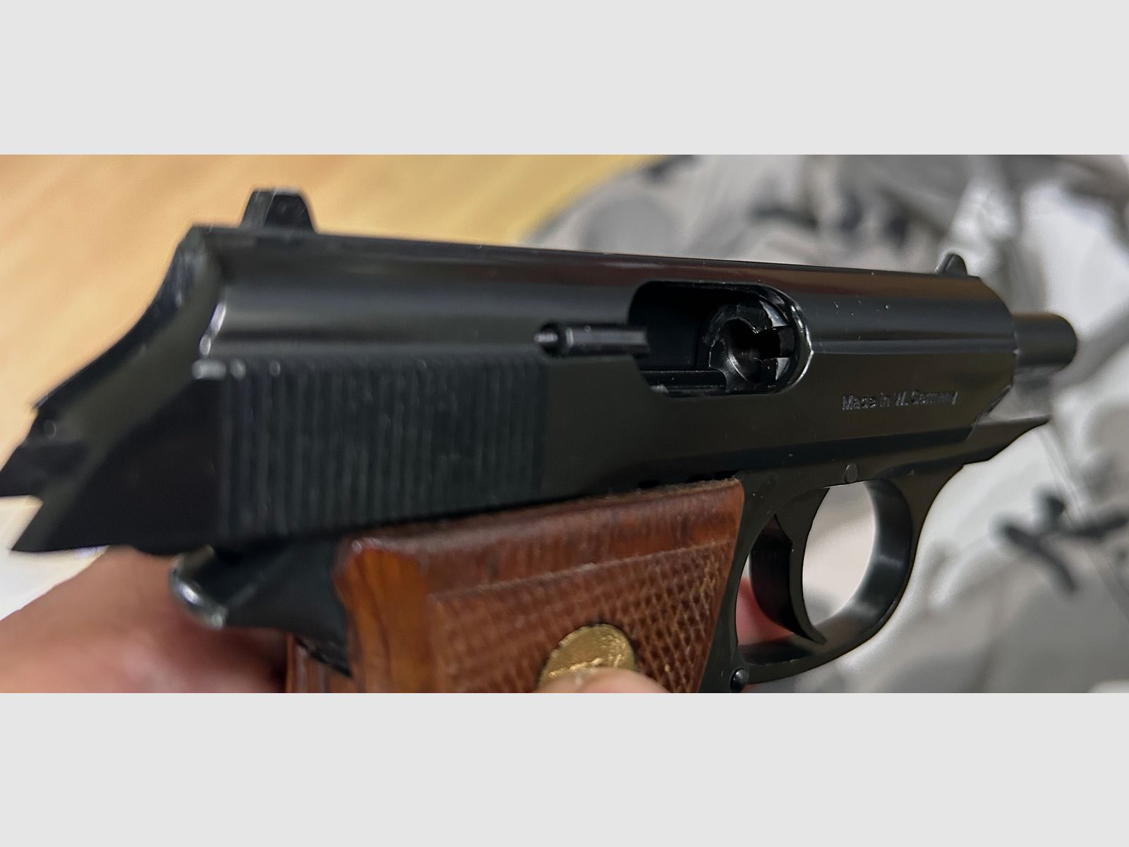 Reck PK 800 PTB 196 unweakened cartridge chamber, evil muzzle