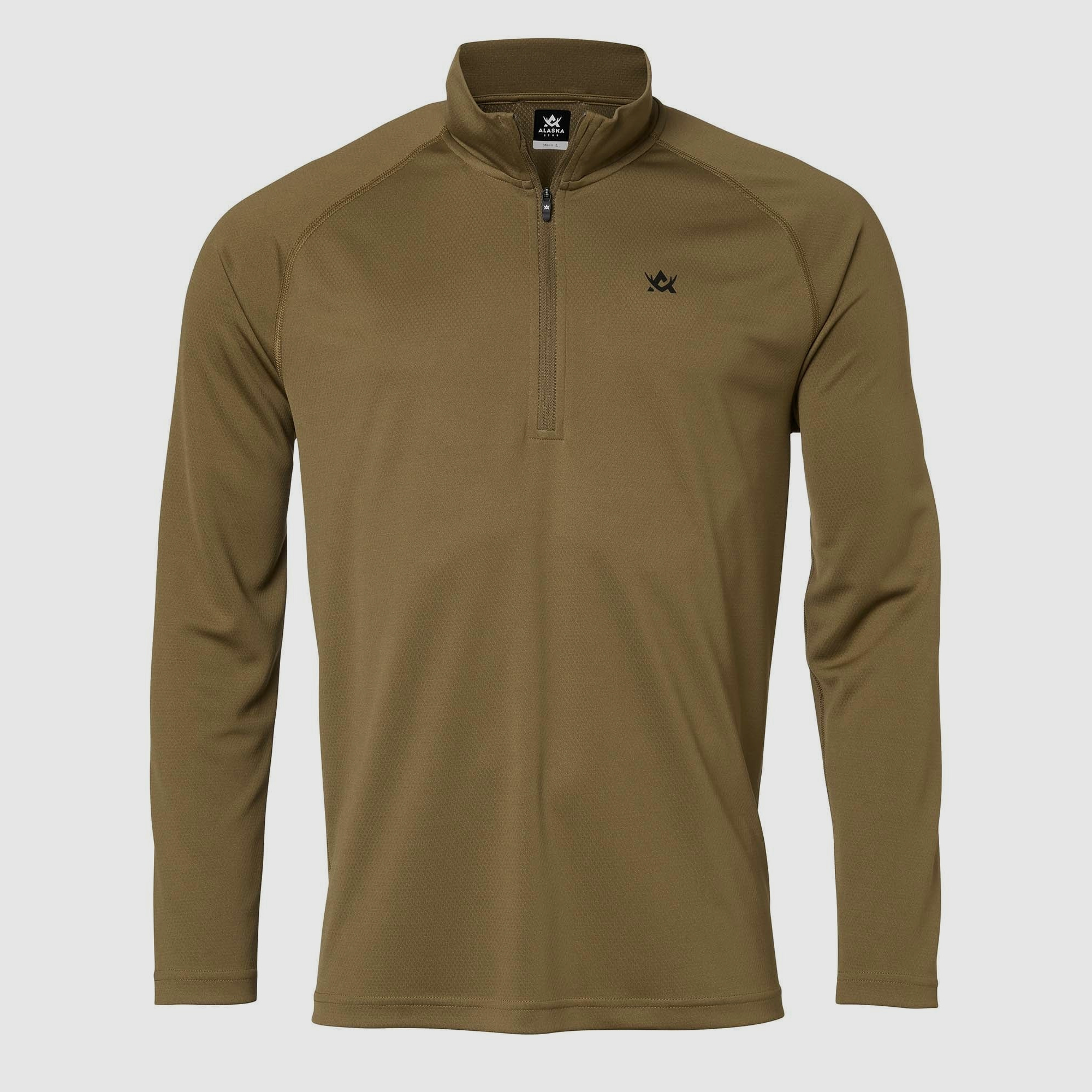 Alaska 1795 CoolDry Half-Zip Shirt Hombres Gravel M