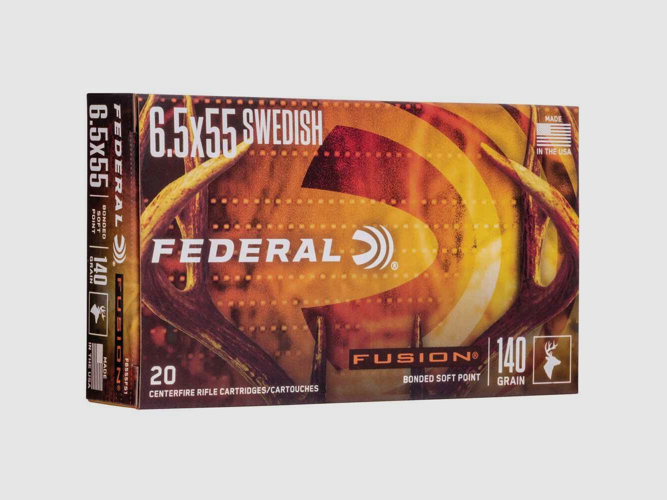 6,5x55 Fusion 9,1g/140grs. Federal Ammunition