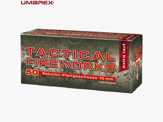 UMAREX TACTICAL FIREWORKS WHISTLE AMMUNITION 15mm 50 shots