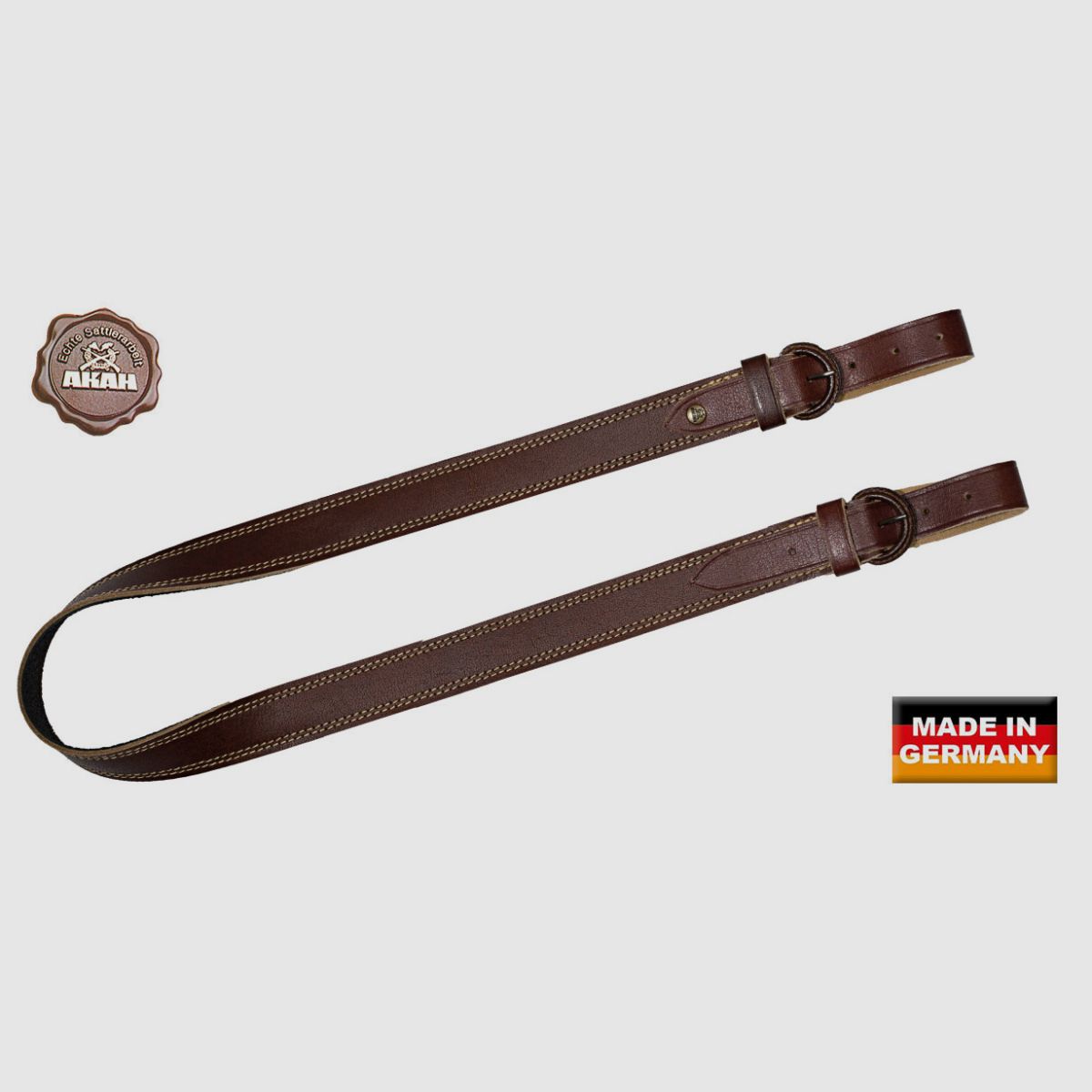 Sangle de fusil AKAH en cuir pleine fleur