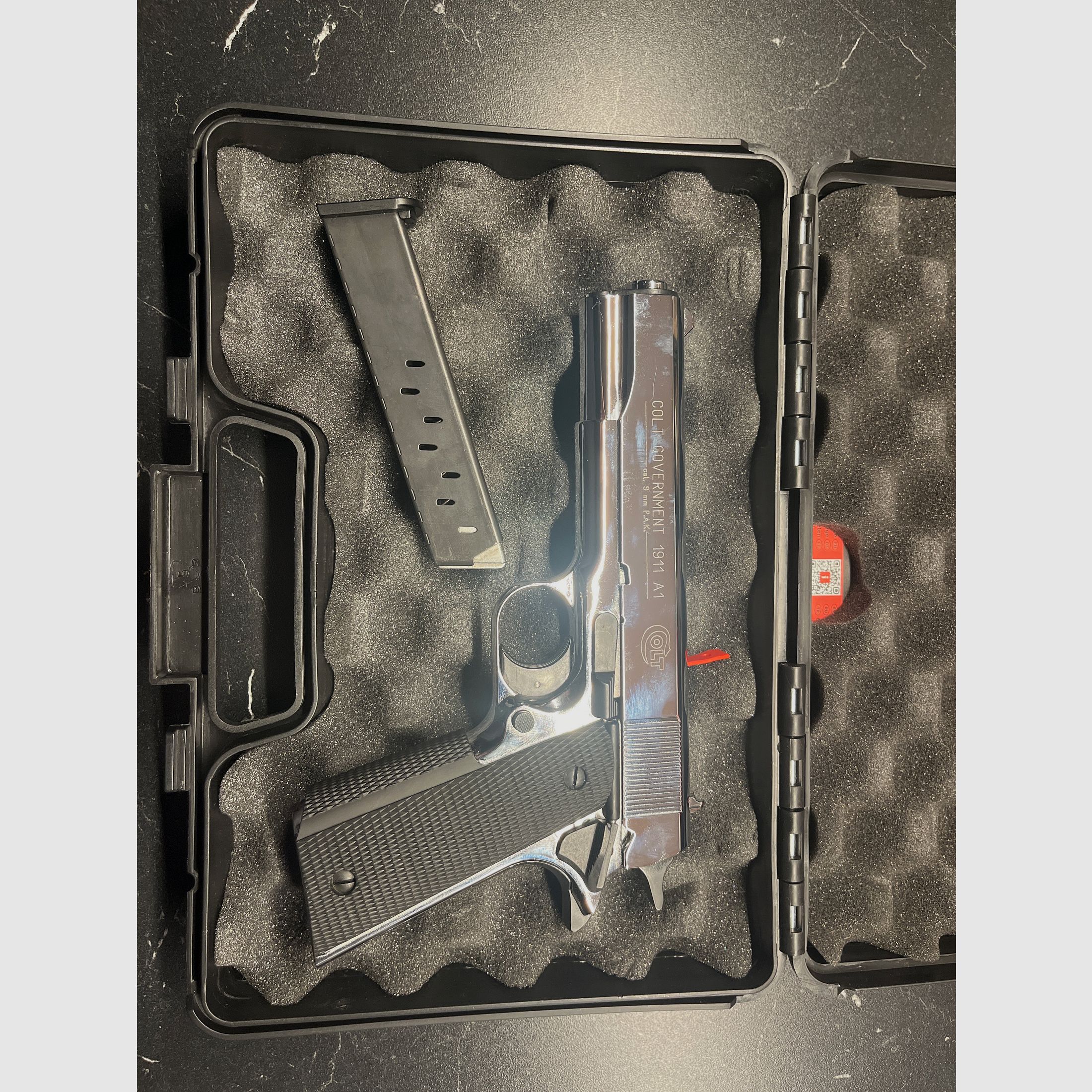 Colt 1911 Chrome Schreckschuss 9mm P.A.K Umarex