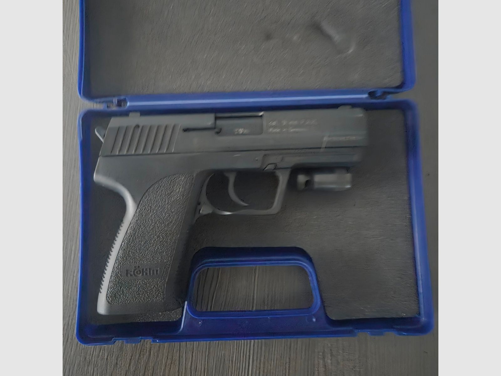 Röhm RG 96 9 mm P.A.K. incl. valigetta originale & coppa di lancio
