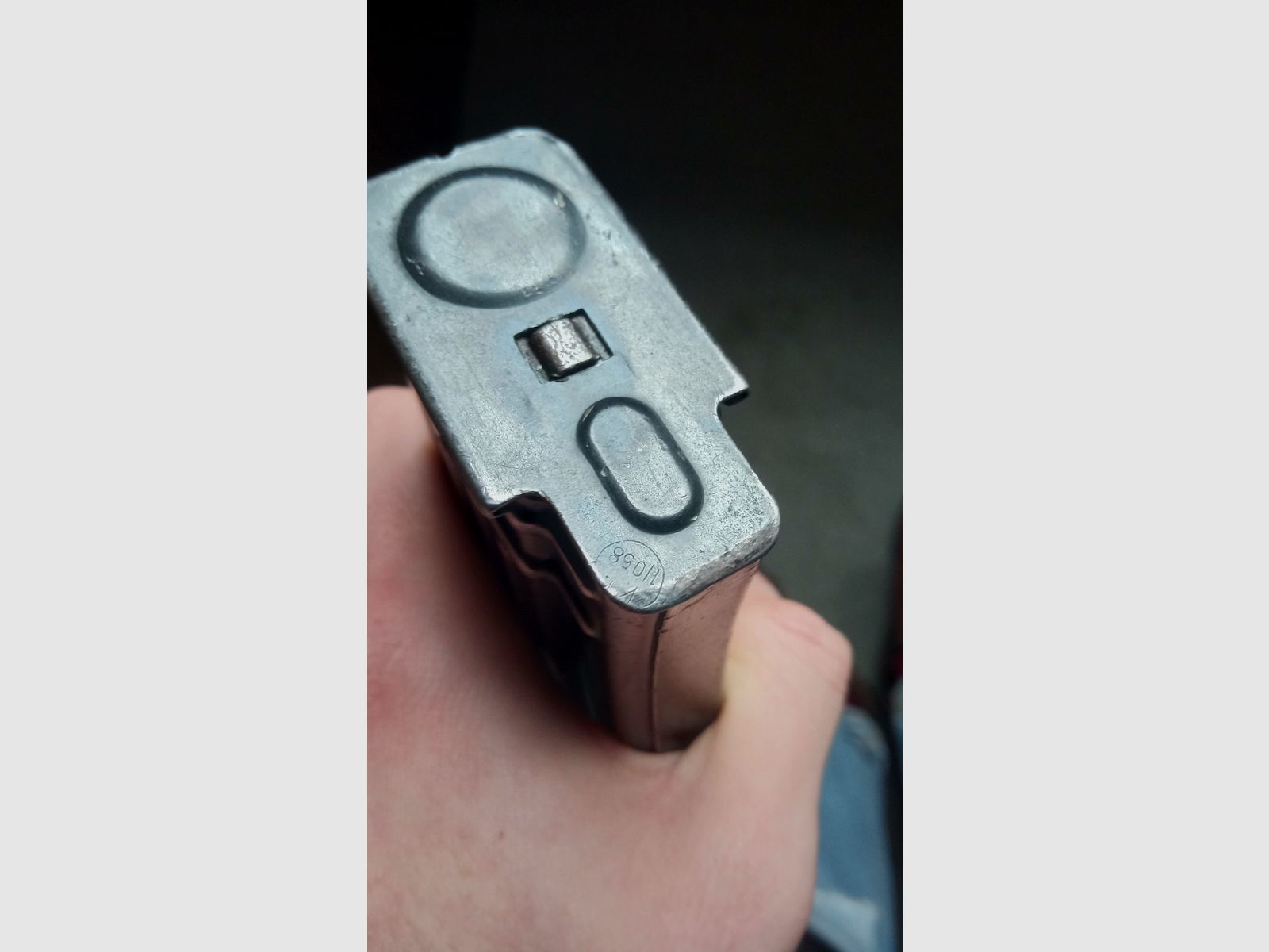 Sehr wahrscheinlich frühes polnisches kbkg wz. 60 / AK47 Stahl Deko Magazin (unbrauchbar/deaktiviert) // KBK AKGN WZ.60 / passt auch in GSG Co2 Cybergun genannt China-Yunker