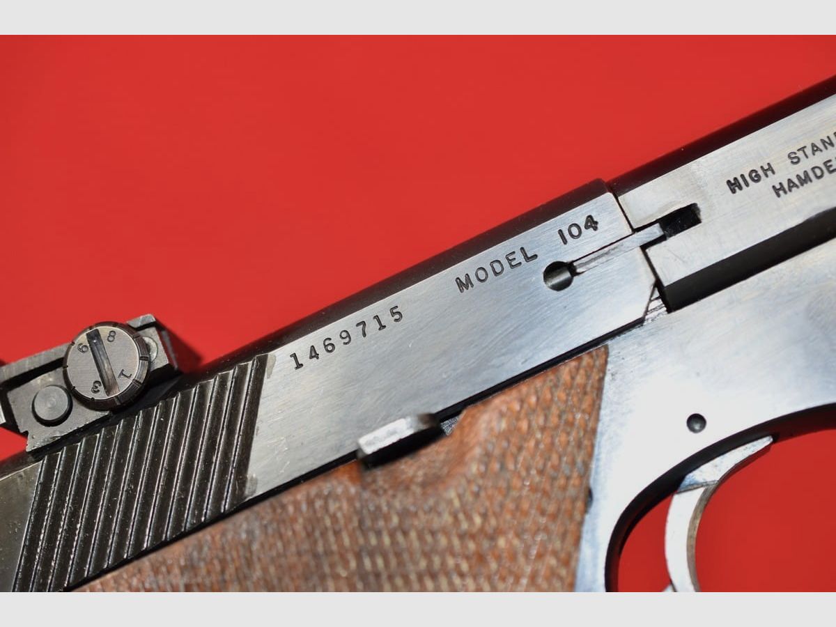 #7176 HIGH STANDARD PISTOOL MOD.104, 1965, kal. .22lr, afbeelding 16 van 17