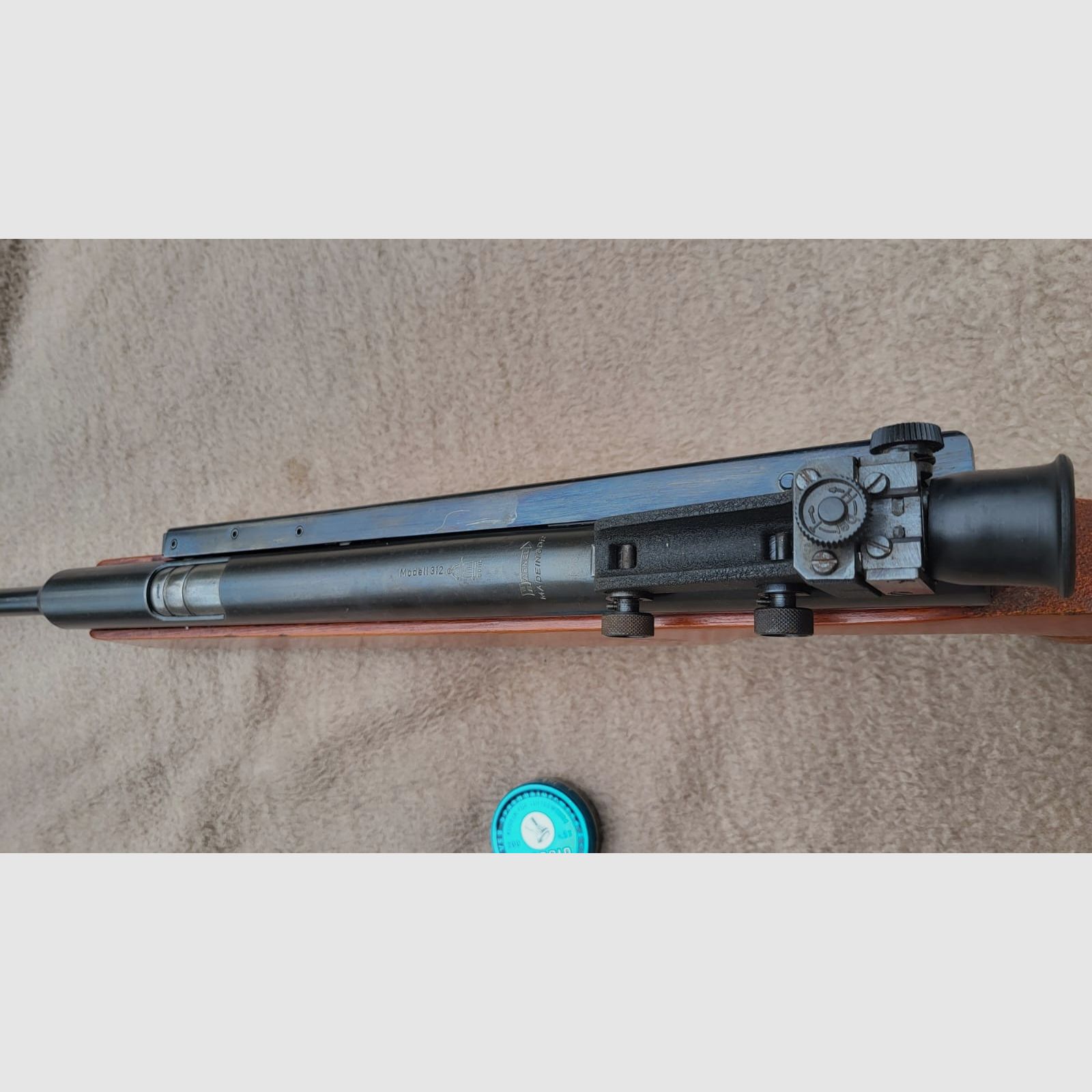 DDR Luftgewehr aus Suhl Seitenpanner Haenel 312