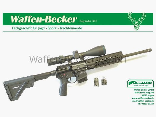 Heckler & Koch HK MR223 A3 Slim-Line H-Key 16.5" + Meopta Optica 6